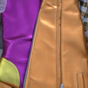 Circus by Sam Edelman Purple and Gold Heels